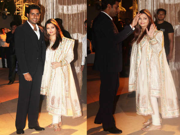 Aishwarya Rai, Abhishek attend Dheeraj's reception sans Beti B